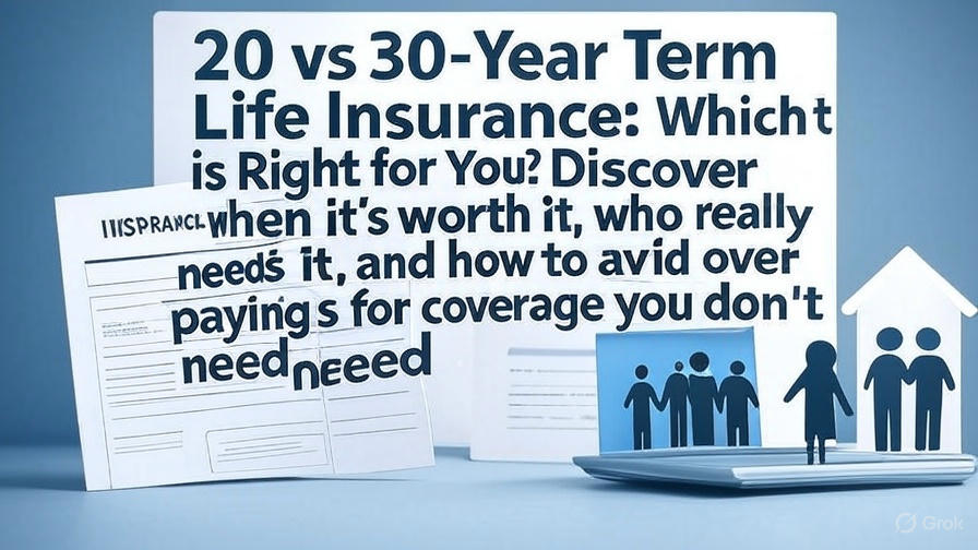 20 vs 30-Year Term Life Insurance: Which is Right for You?