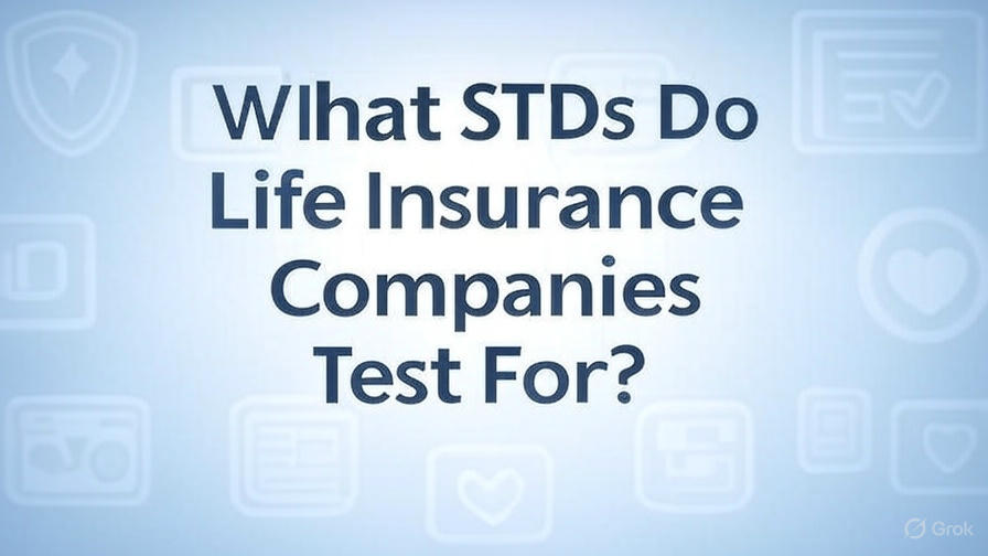 What STDs Do Life Insurance Companies Test For?